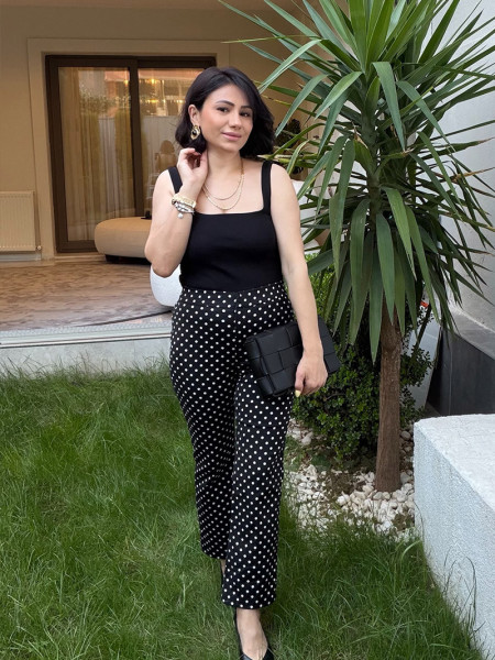 Puantiyeli Pantalon dilvin
