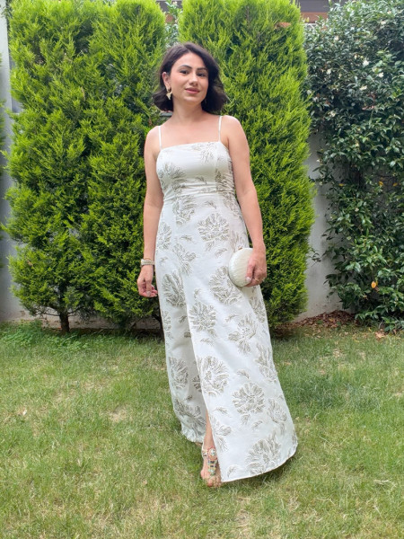 Kemerli Kesik Paça Straight Jean