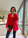 Blazer  Kırmızı Ceket